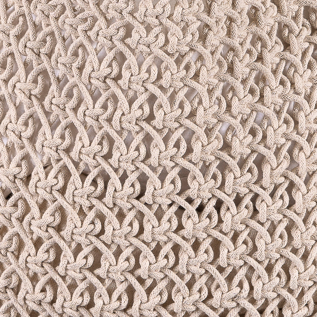 Hand-Knotted Macrame Totally Classic Tote Bag