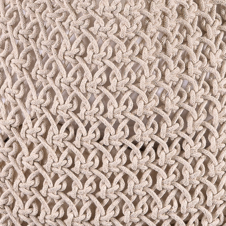 Hand-Knotted Macrame Totally Classic Tote Bag