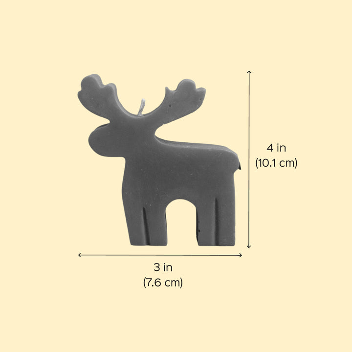 Handmade Reindeer Candle For Christmas Decoration