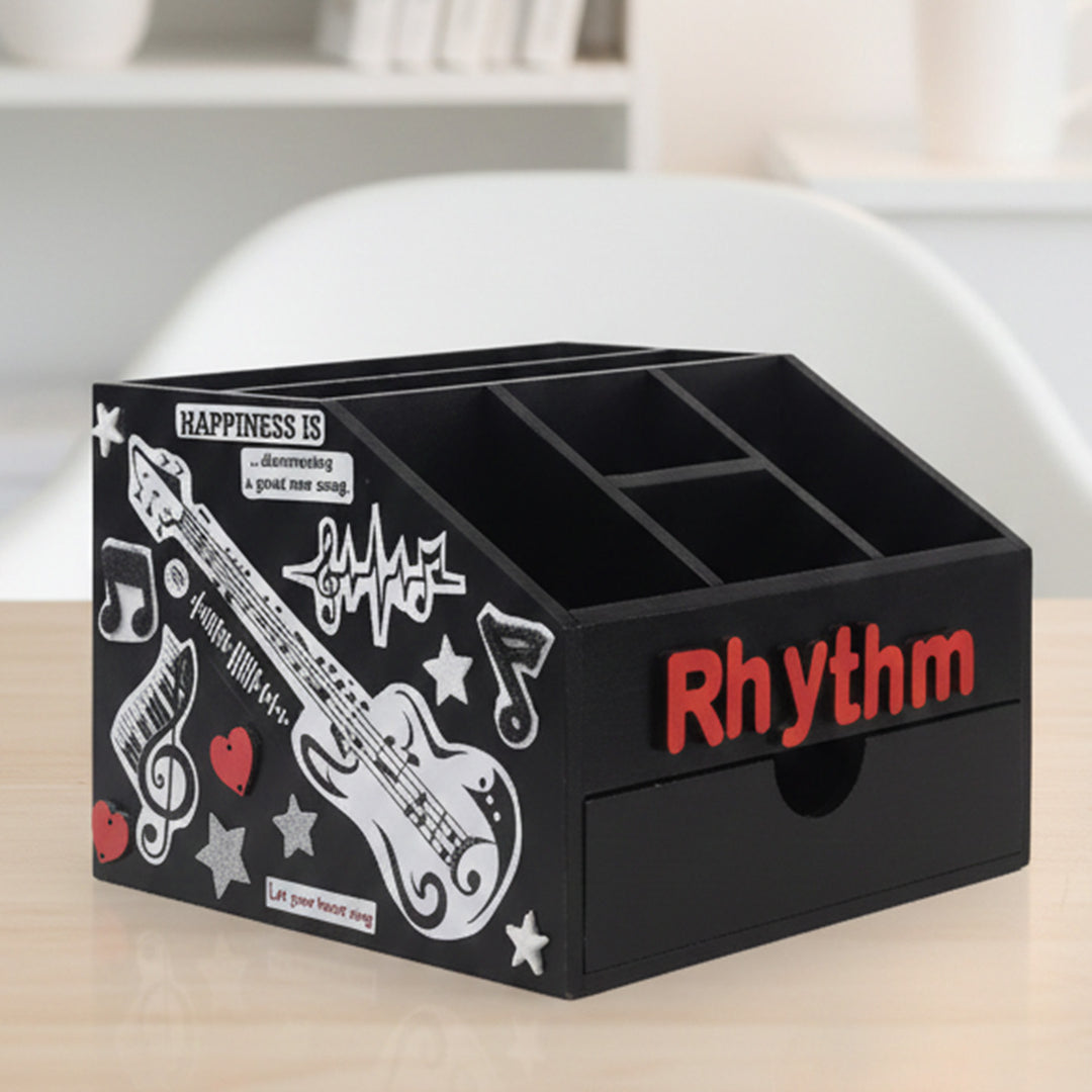 Music Theme Personalized Handmade Stationary Box