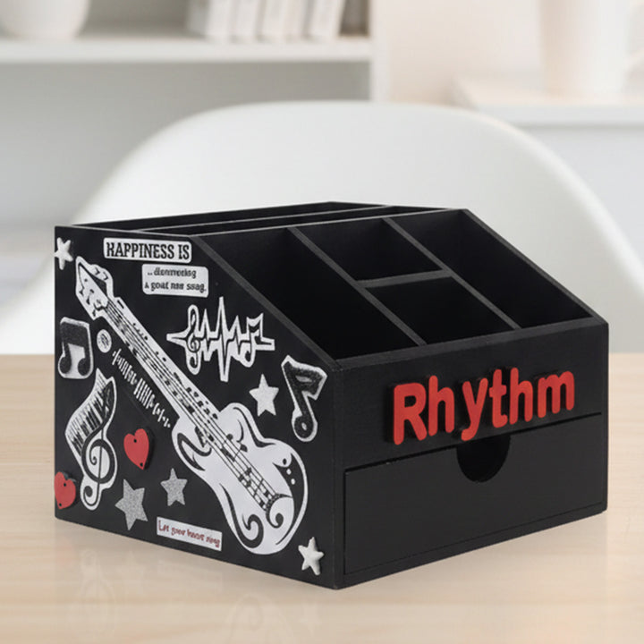 Music Theme Personalized Handmade Stationary Box