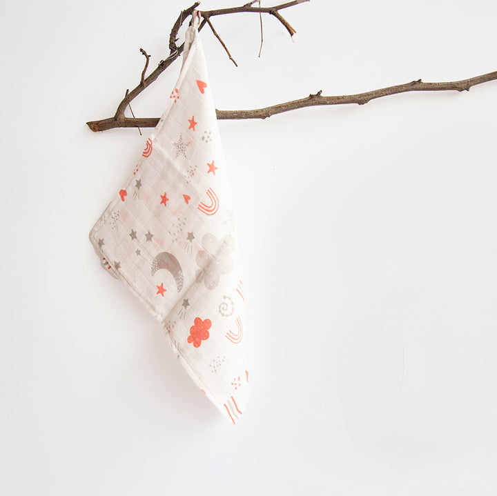 Unicorns & Dino Organic Cotton Muslin Wipes | 0-4 Years | Set of 6