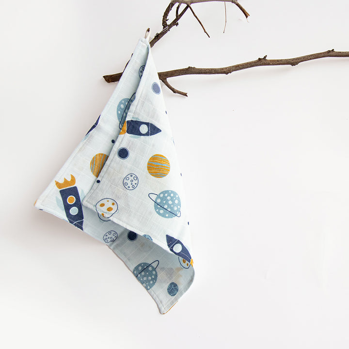 All Things Bright Organic Cotton Muslin Wipes Set | 0-4 Years | Set of 10