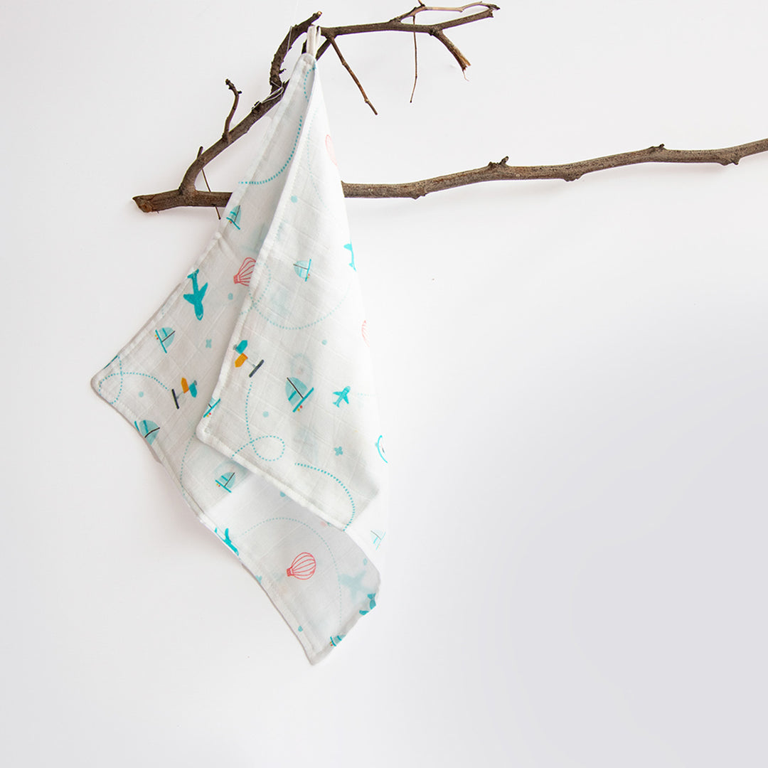 All Things Bright Organic Cotton Muslin Wipes Set | 0-4 Years | Set of 10