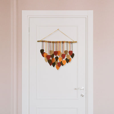 Handcrafted Macrame Leaf Wall Hanging