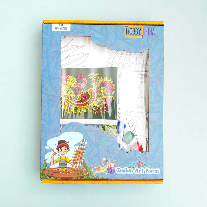 Kalamkari Art Premarked Canvas DIY Kit