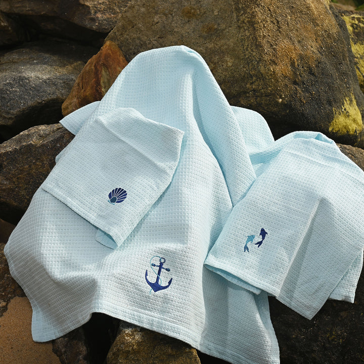 Embroidered 100% Cotton Towel | Set of 3