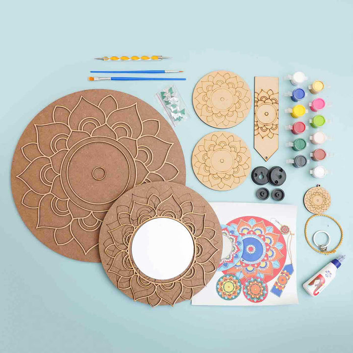 Mandala Festive Decor DIY Kit | Set of 6