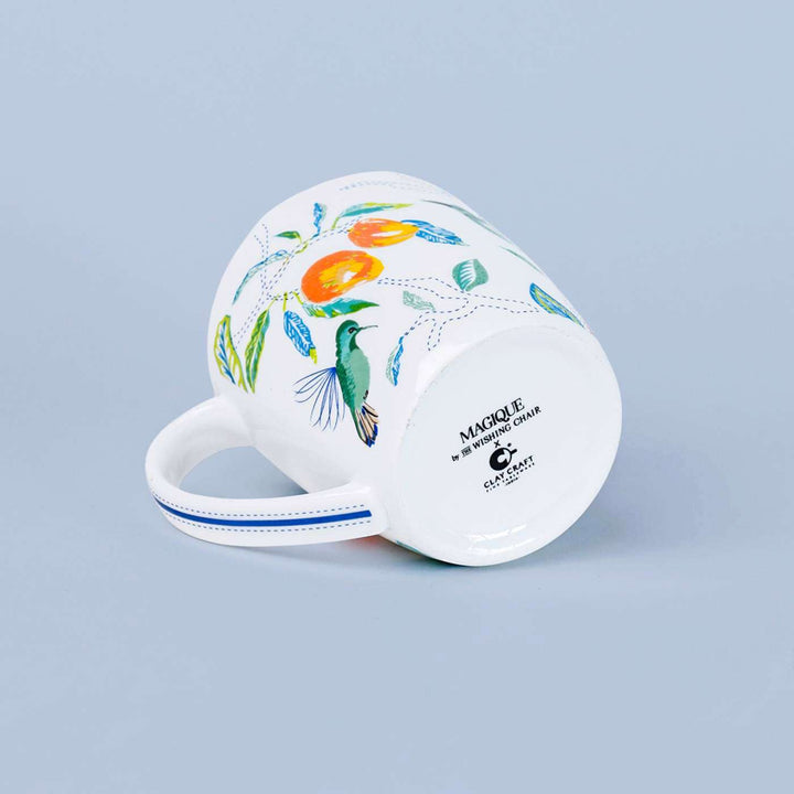 Mango Paradise Summer Porcelain Mugs | Set Of 6