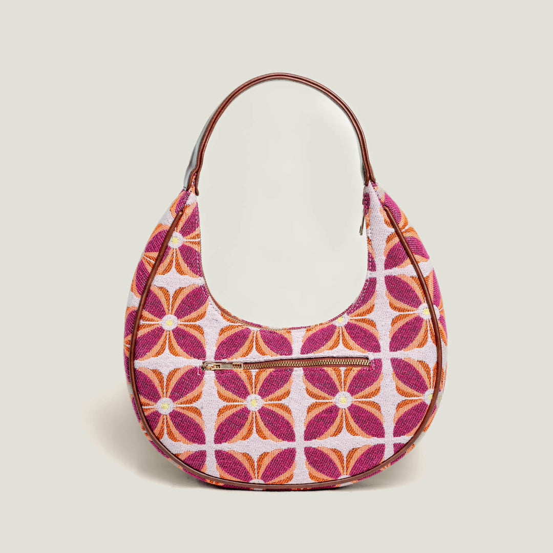 Manihar Machine Embroidered Hobo Bag