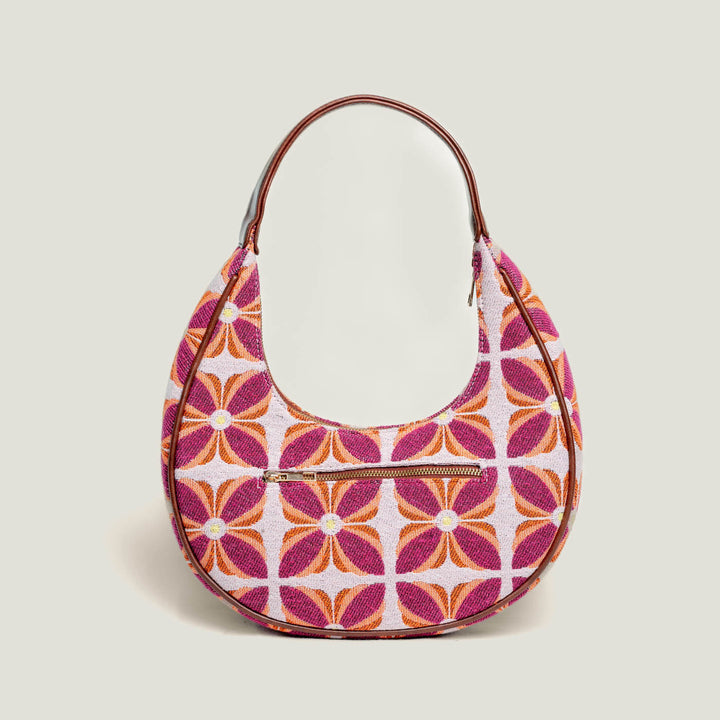 Manihar Machine Embroidered Hobo Bag