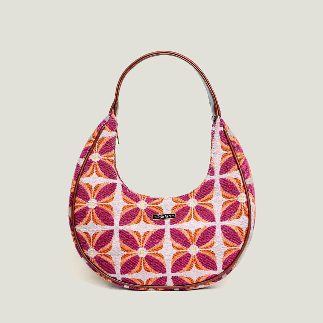 Manihar Machine Embroidered Hobo Bag