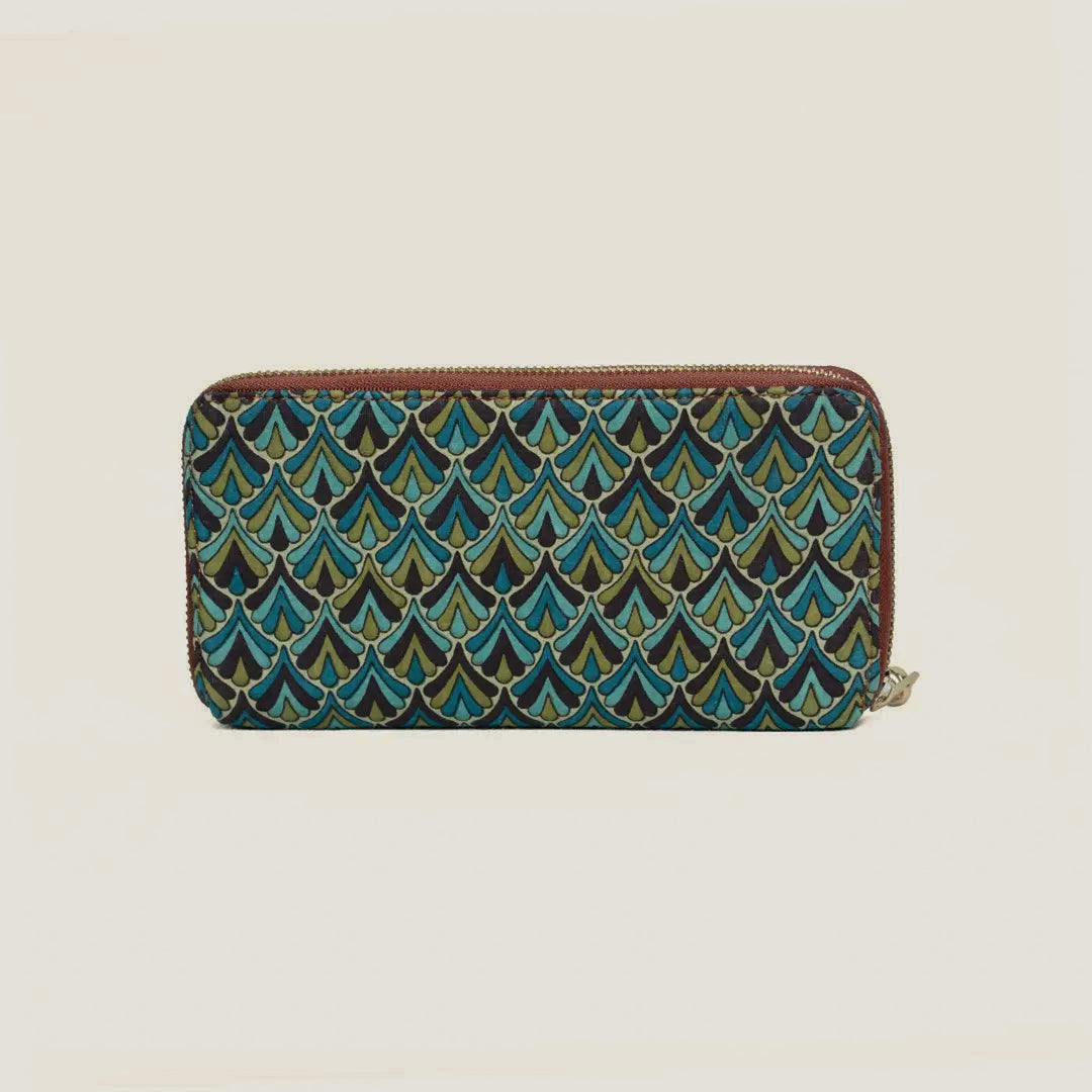 Mayaur Hand Block Printed Wrist Clutch