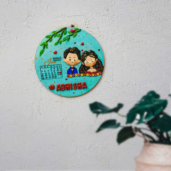 Handcrafted Personalized Couples Wedding Plaque