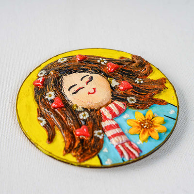 Handcrafted 3D Magnet For Girls