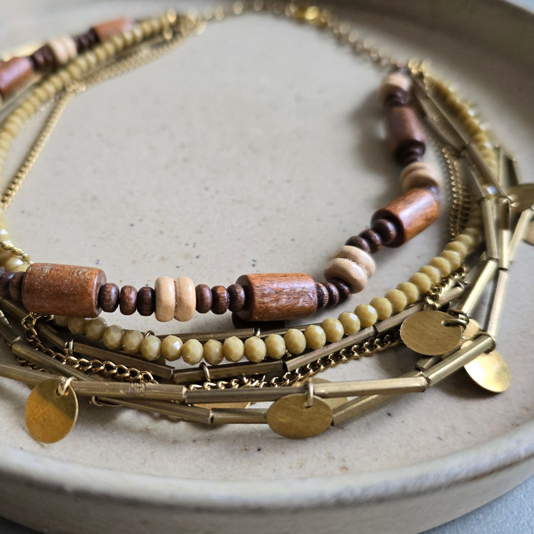 Handmade Mihika Brass Necklace
