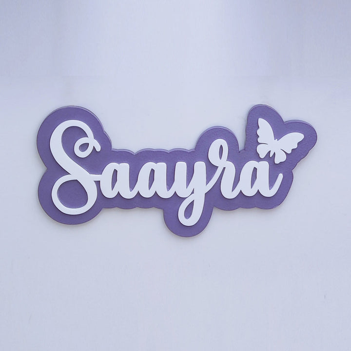 Handcrafted MDF Personalized 3D Name Fridge Magnet