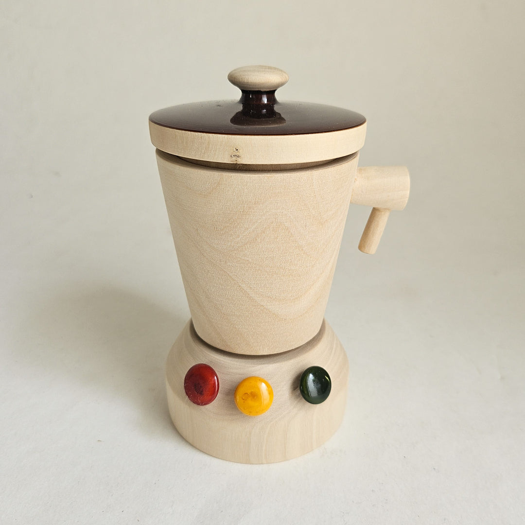Wooden Mini Mixer Grinder | Handmade Etikopakka Kitchen Play Toy | 3–8 Years