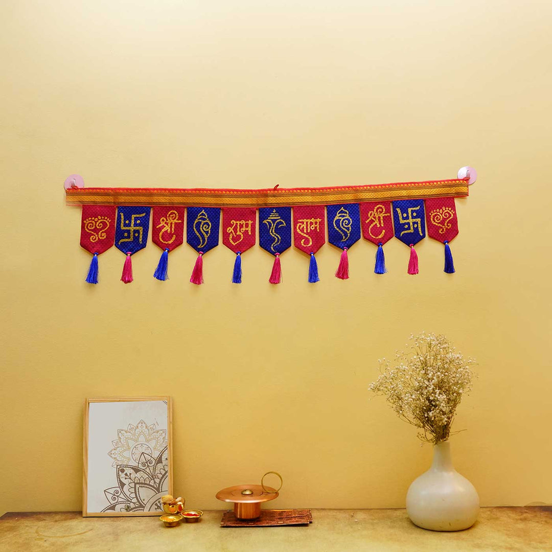 Hand-Stitched Khun Fabric Festive Toran