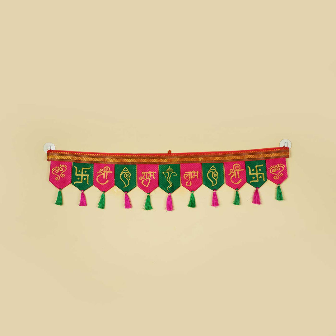 Hand-Stitched Khun Fabric Festive Toran