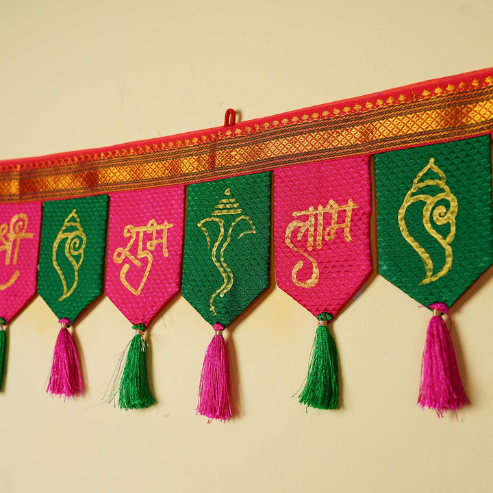 Hand-Stitched Khun Fabric Festive Toran