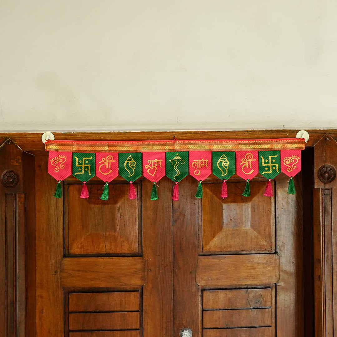 Hand-Stitched Khun Fabric Festive Toran
