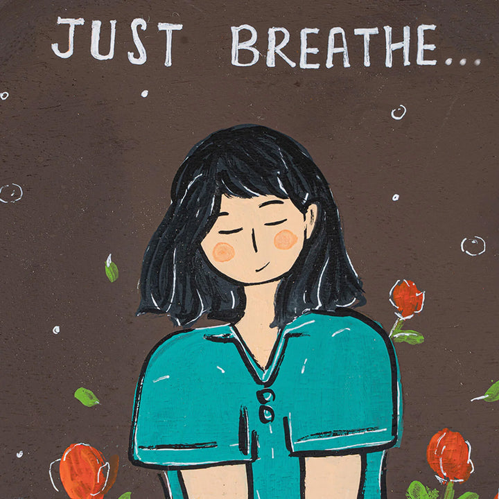 "Just Breathe" Wall Art