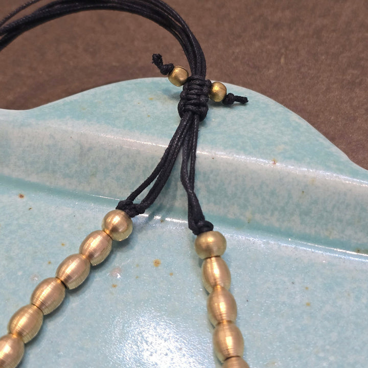 Handmade Mishka Brass Necklace
