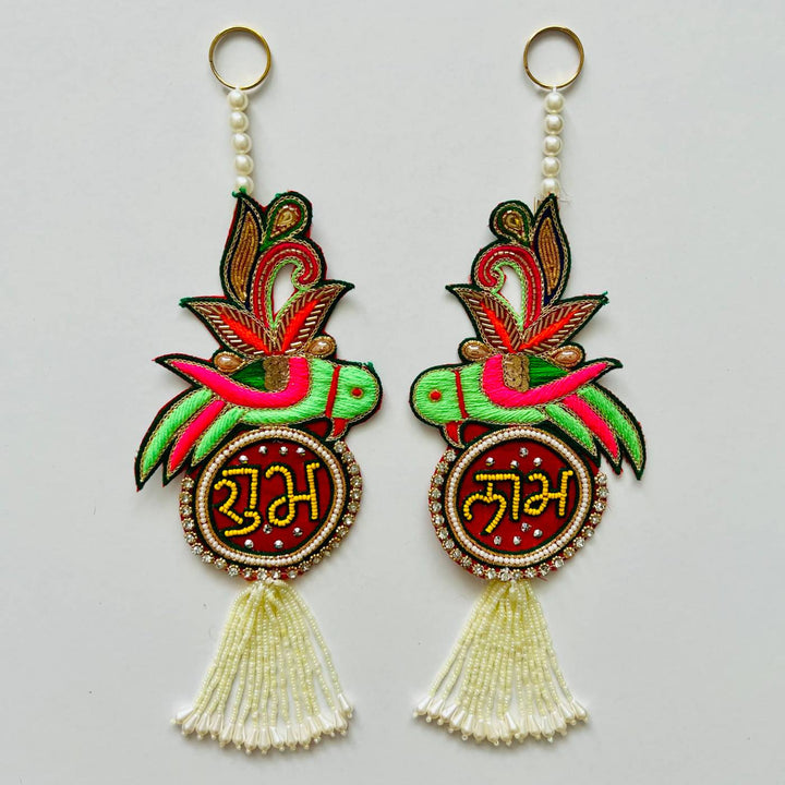 Handmade Beaded Parrot Shubhlabh Hanging