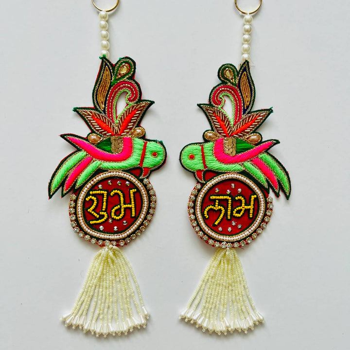 Handmade Beaded Parrot Shubhlabh Hanging