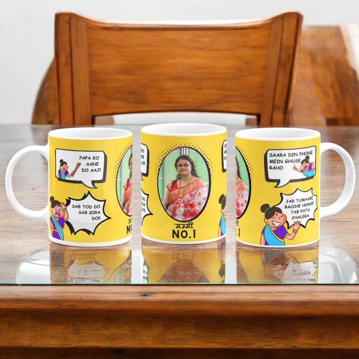 Photo Personalized Handmade Printed Mom'S Favourite Lines Ceramic Mug
