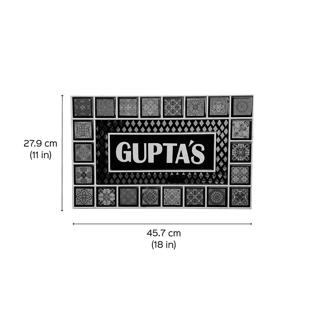 Personalized Moroccan Theme Resin Name Plate