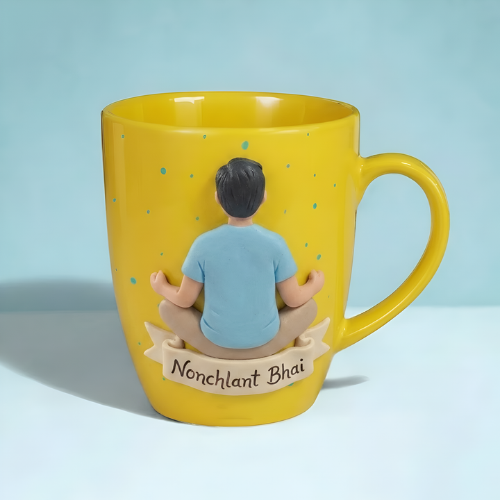 Nonchlant Bhai | Personalised Ceramic and Clay Mug
