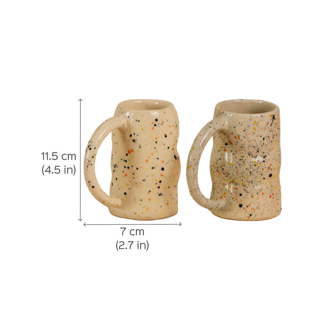 Multicolored Ceramic Stoneware Speckled Mug