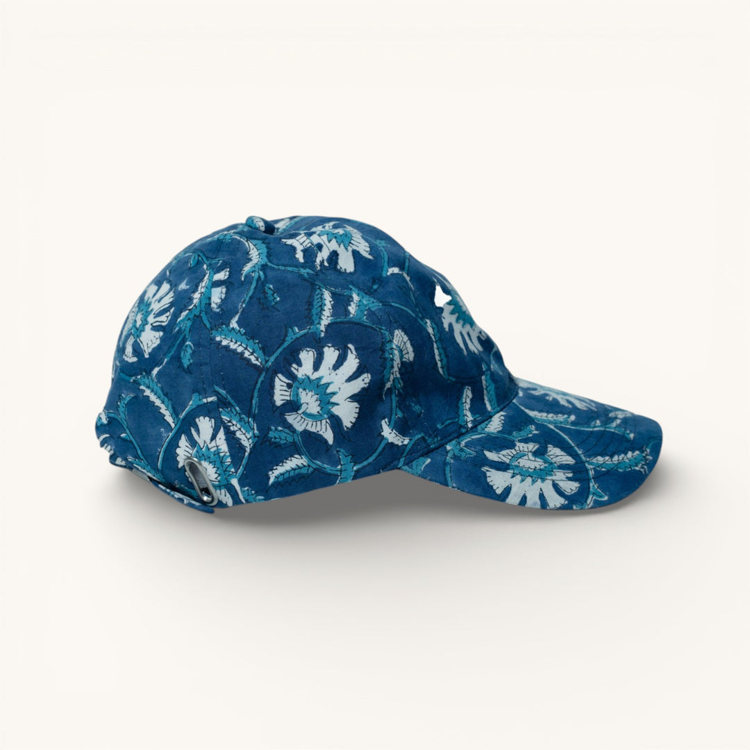 Multicolour Hand Block Printed Cap