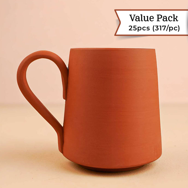 Handmade Nababi Med Design Terracotta Mug