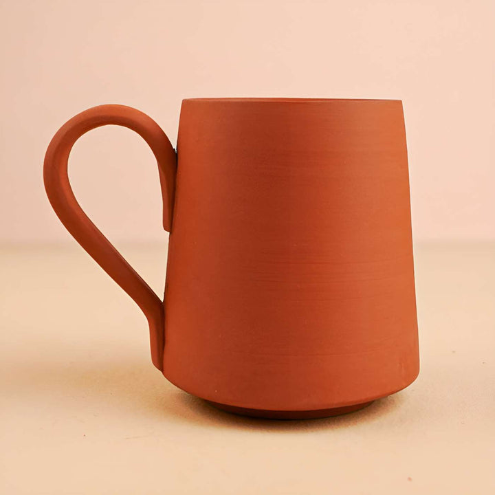 Handmade Nababi Med Design Terracotta Mug