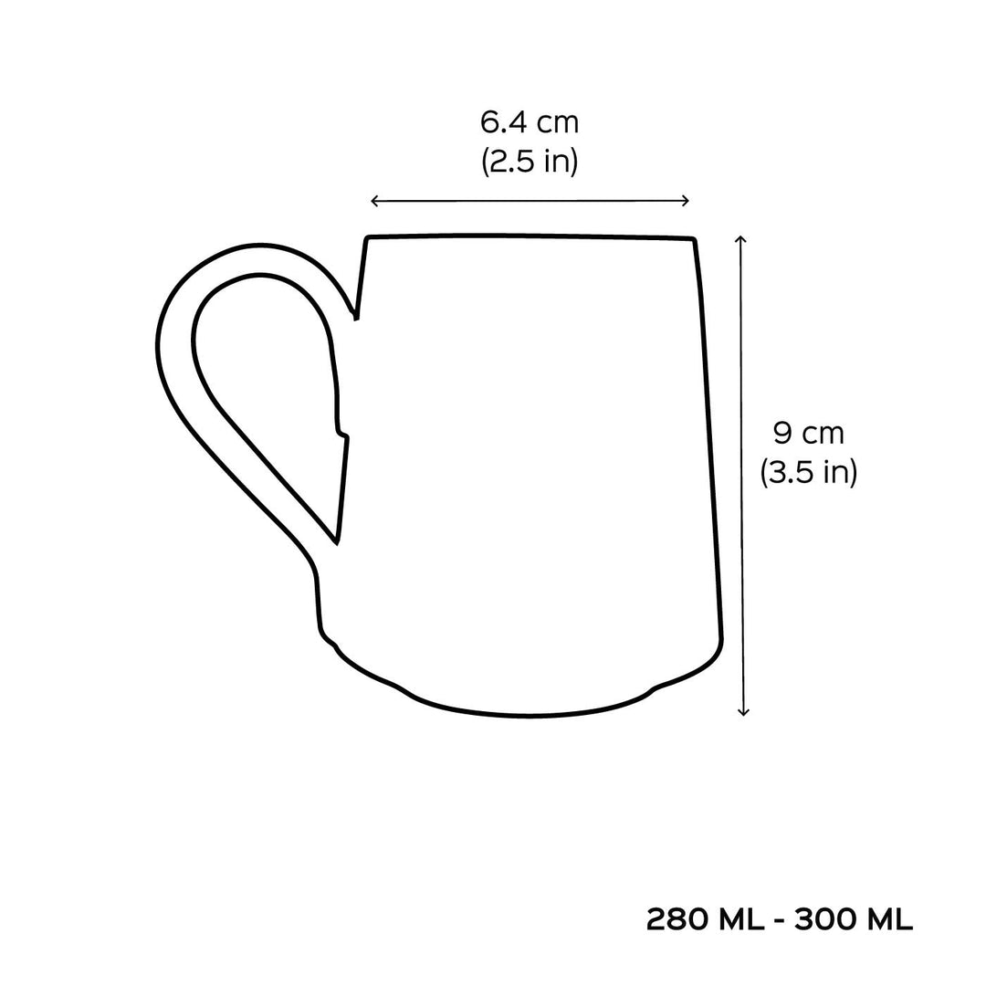 Handmade Nababi Med Design Terracotta Mug