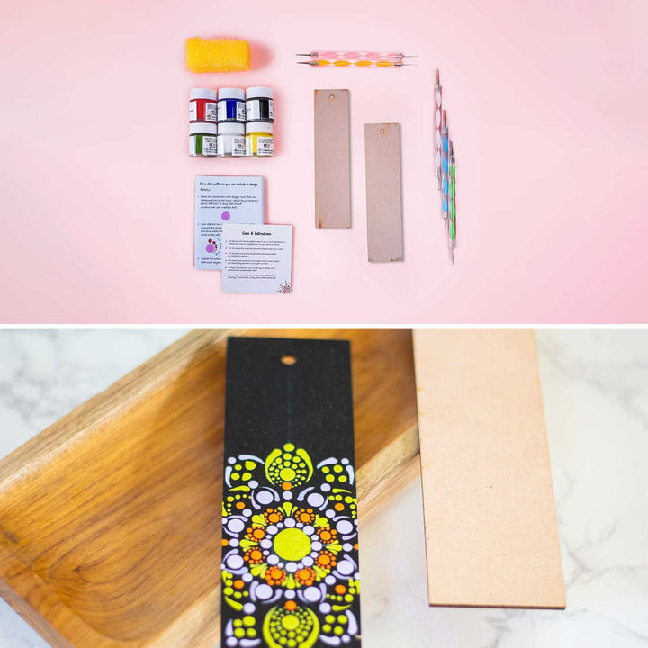 All-Inclusive Dot Art DIY Kit - Set of 2 Bookmarks - Zwende