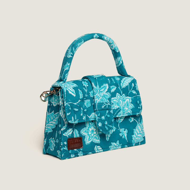 Neel Hand Block Printed Medium Chiq Bag