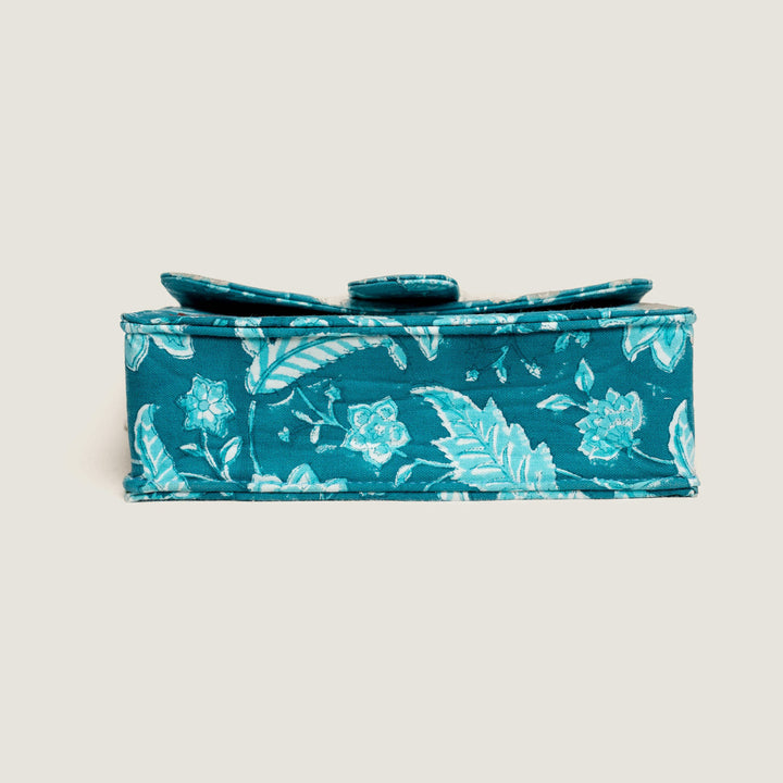 Neel Hand Block Printed Medium Chiq Bag