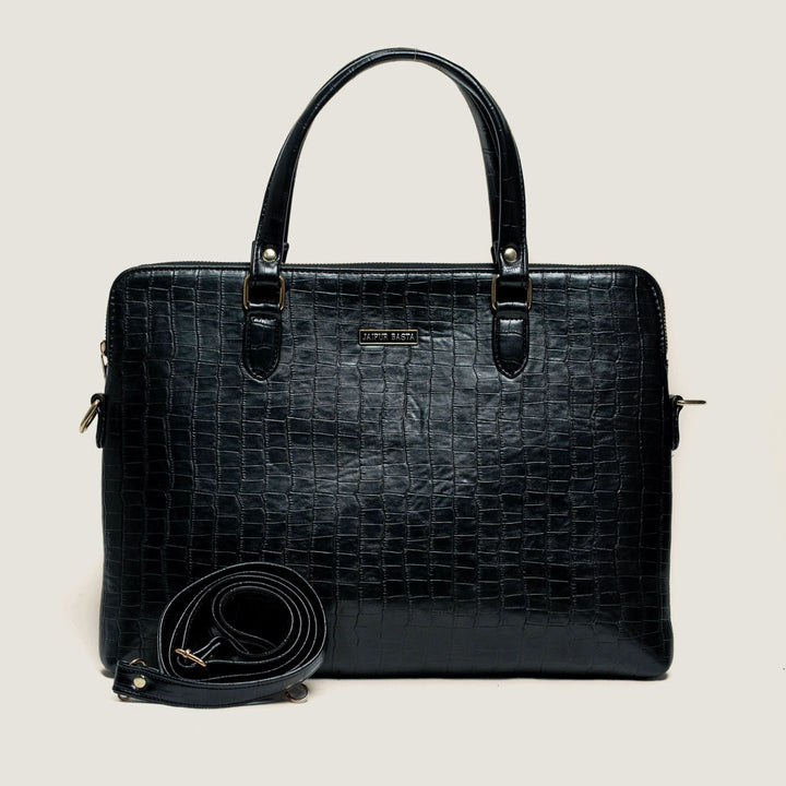 Nightfall Vegan Leather Laptop Bag