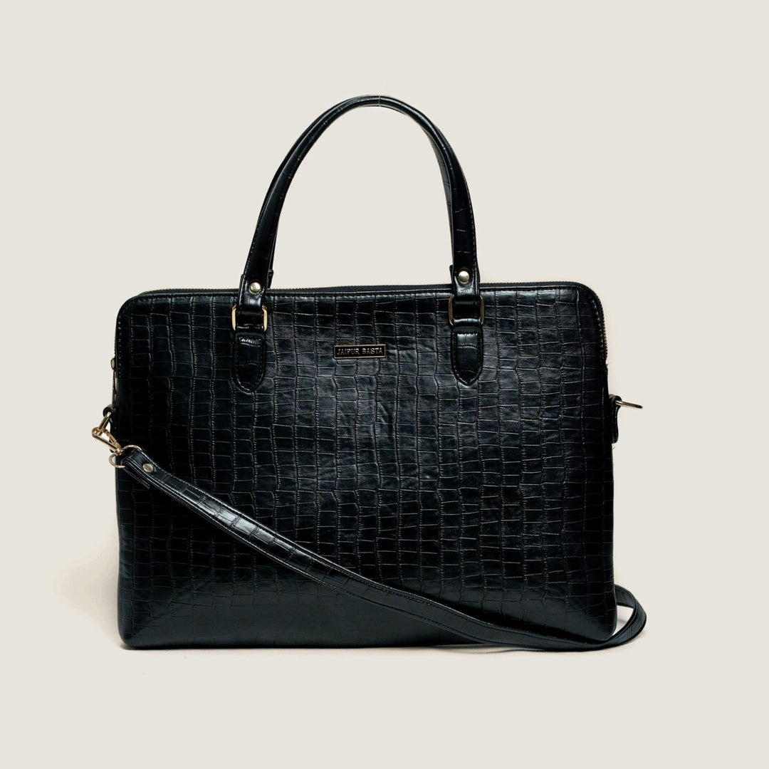 Nightfall Vegan Leather Laptop Bag