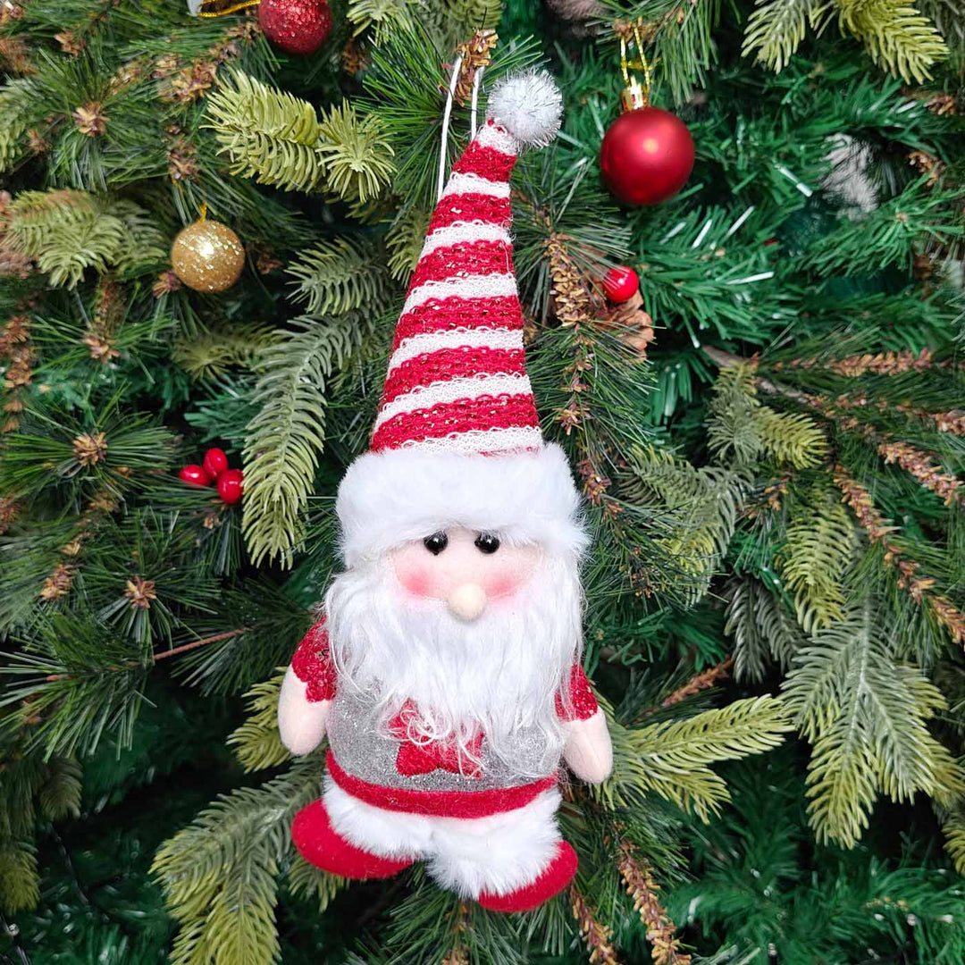 Handmade Nordic Noel - Santa Plush Ornament