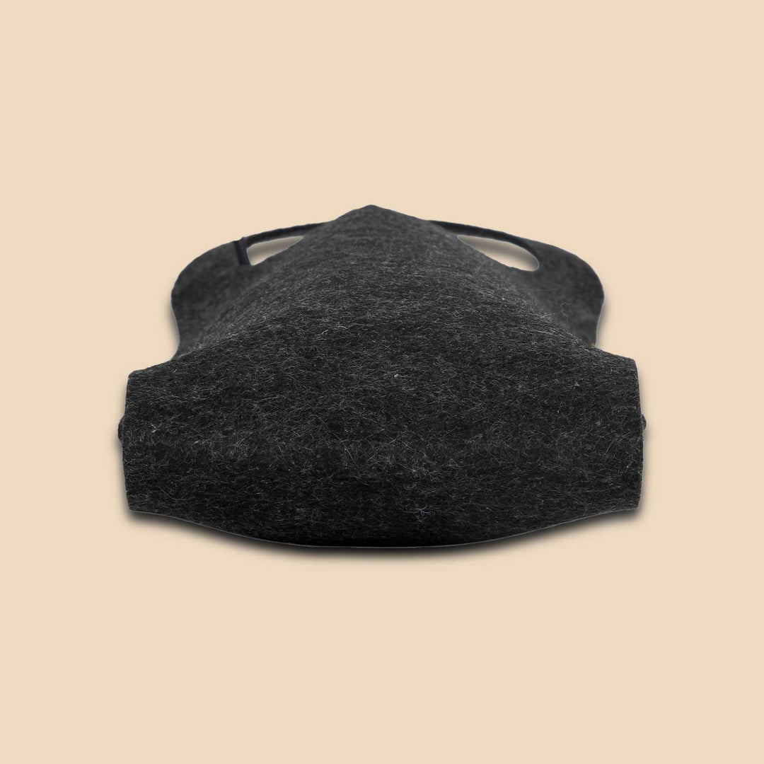 Eco-felt & Vegan Leather Bottle Carrier Bag