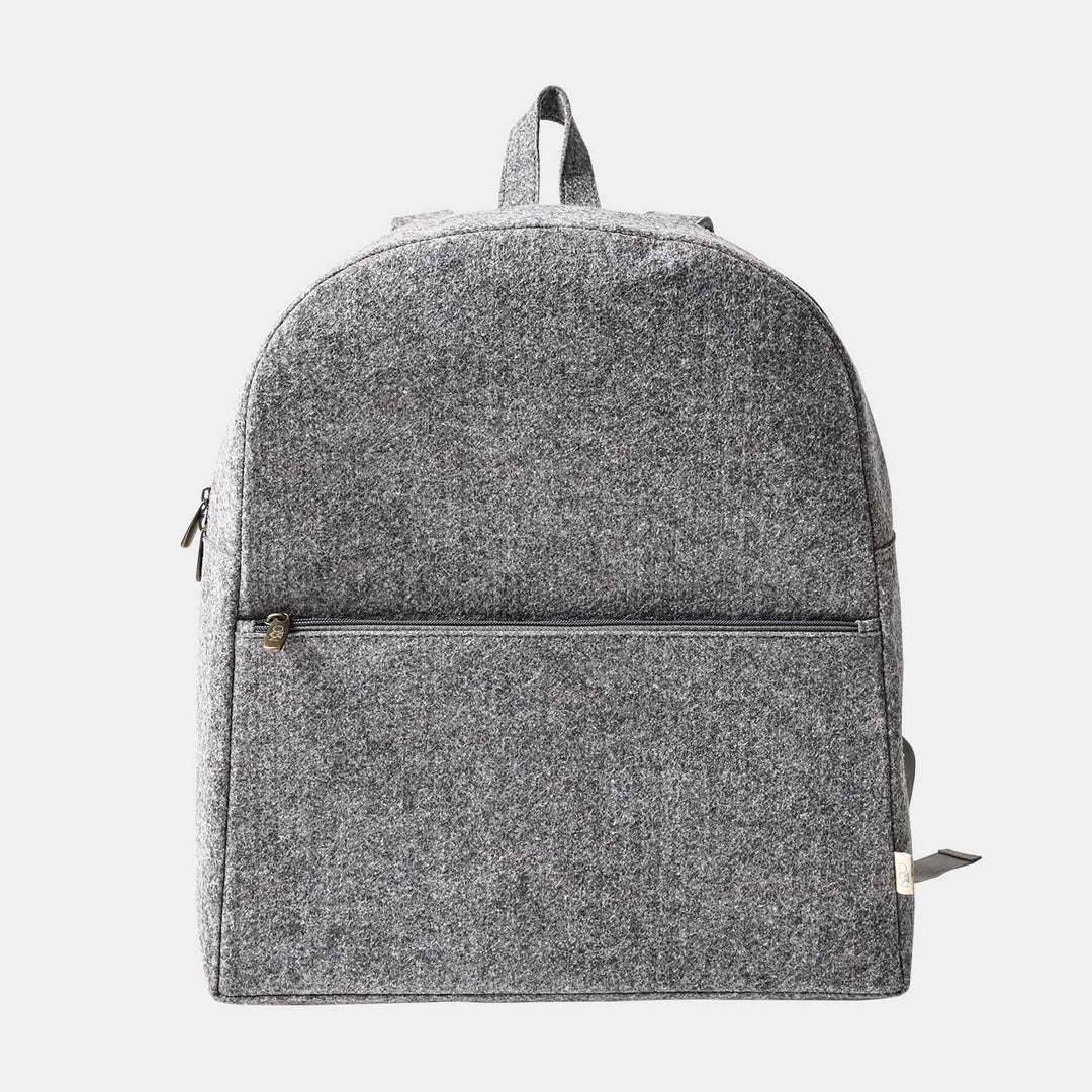 Eco-felt & Vegan Leather Bagpack