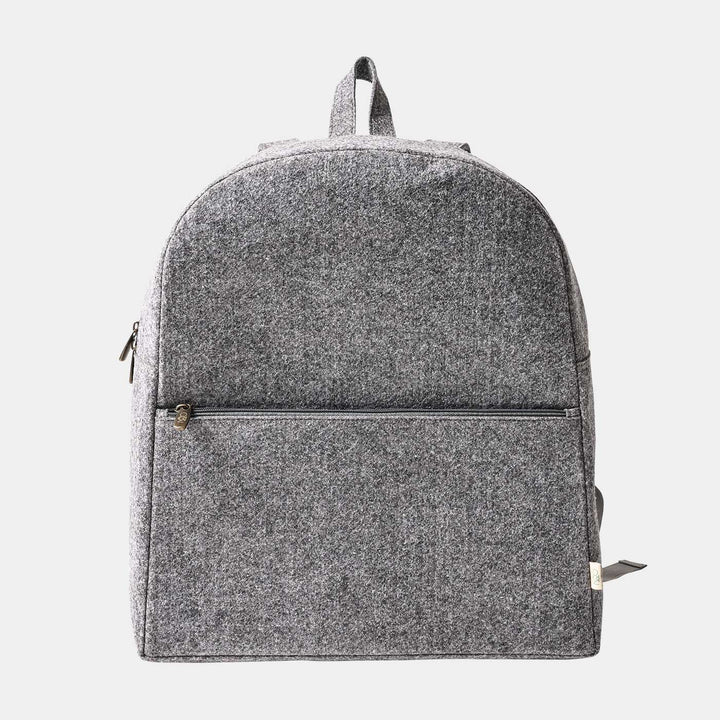 Eco-felt & Vegan Leather Bagpack