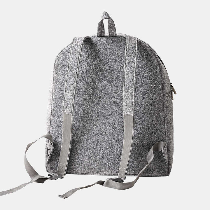 Eco-felt & Vegan Leather Bagpack