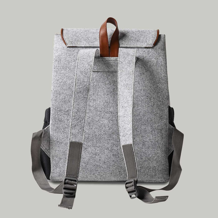 Eco-felt & Vegan Leather Bagpack