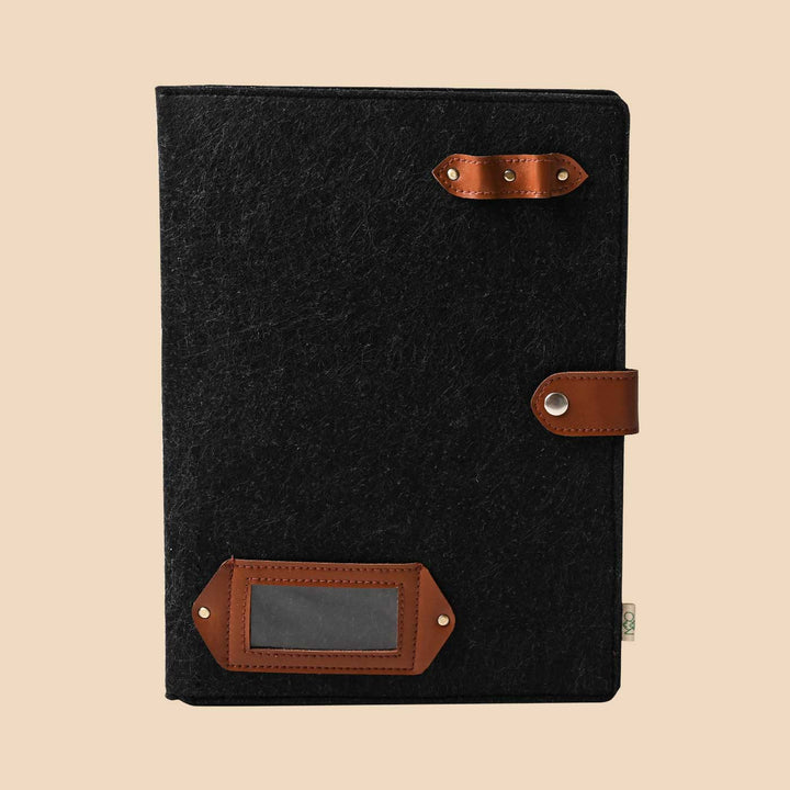 Eco-felt & Vegan Leather Conference Folder